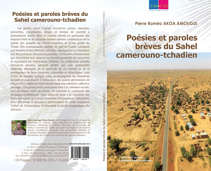         Poésies et paroles brèves du Sahel camerouno-tchadien   